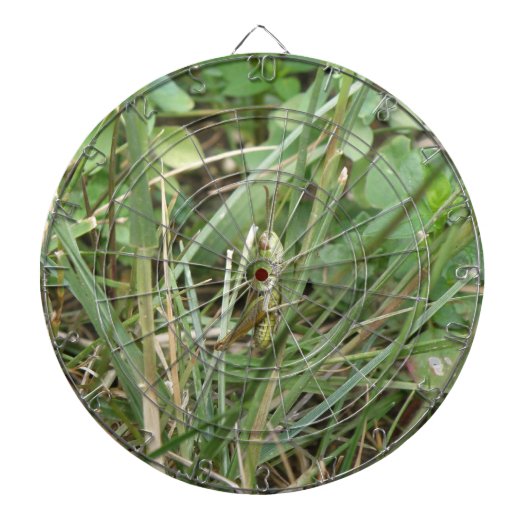 Grasshopper Camouflage Dart Board Dartscheibe (vorne)