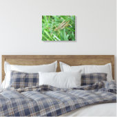 Grasshopper Canvas Print Leinwanddruck (Insitu (Schlafzimmer))