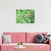 Grasshopper Canvas Print Leinwanddruck (Insitu (Wohnzimmer))