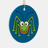Grasshopper-Cartoon Keramik Ornament (Rechts)