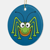 Grasshopper-Cartoon Keramik Ornament (Links)