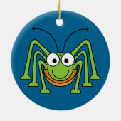Grasshopper-Cartoon Keramik Ornament (Hinten)
