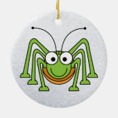 Grasshopper-Cartoon Keramikornament (Hinten)