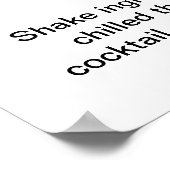 GRASSHOPPER COCKTAIL RECIPE ART 16" X 20" POSTER (Ecke)