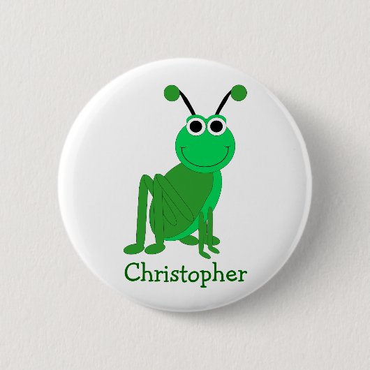 Grasshopper-Design Button (Vorderseite)