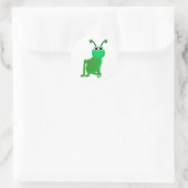 Grasshopper-Design Runder Aufkleber (Tasche)