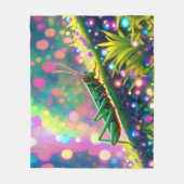 Grasshopper Fleecedecke (Vorderseite)