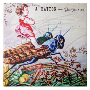 Grasshopper für Kinder Fliese