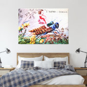 Grasshopper für Kinder Leinwanddruck (Insitu (Schlafzimmer))