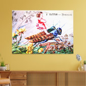 Grasshopper für Kinder Leinwanddruck (Insitu (Wohnzimmer))