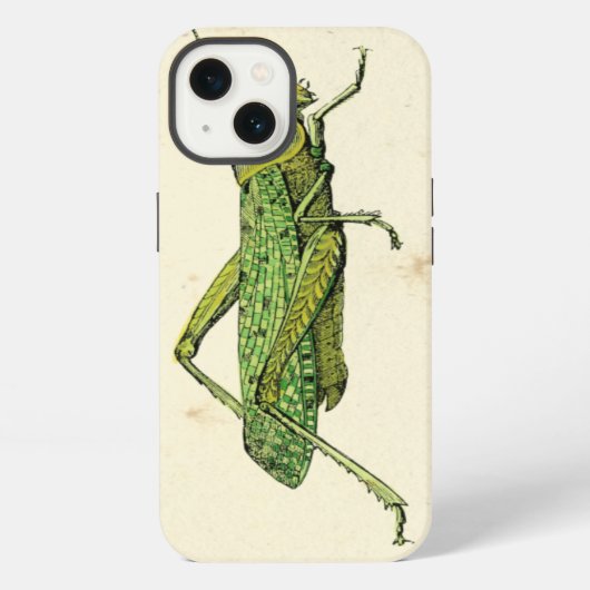 Grasshopper in der Printwerbung iPhone Hülle (Rückseite)