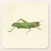 Grasshopper in der Printwerbung Rechteckiger Pappuntersetzer (Vorderseite)