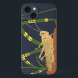 Grasshopper in grünem Gras im blauen Hintergrund iPhone 13 Hülle<br><div class="desc">Das tiefe Grün des Grases in diesem Gemälde fügt sich perfekt in den blauen Hintergrund ein und schafft ein Gefühl Abend in diesem Stück von Nina Tenser. Beide Farben kontrastieren mit der Blässe des Grashüpfers. Naturliebhaber sollten dieses Stück kaufen und auf ihre Lieblingswand stellen!</div>