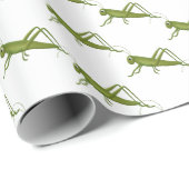 Grasshopper in Weiß Geschenkpapier (Rolleneckpunkt)