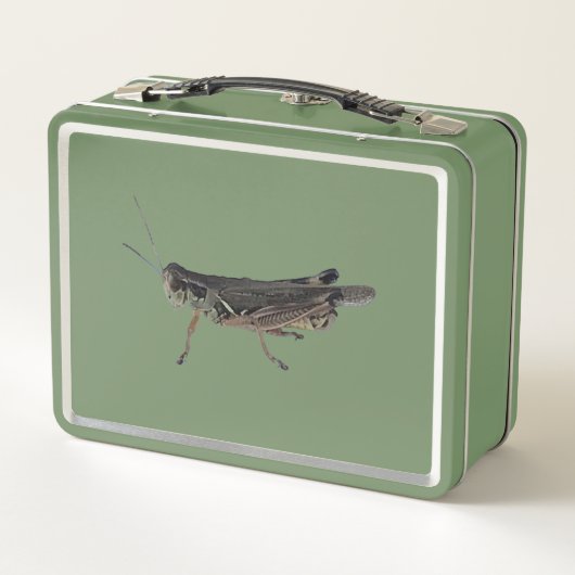 Grasshopper Insekt Foto Lunch Box (Rückseite)
