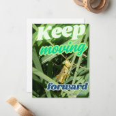 Grasshopper-Karte Mitteilungskarte (Vorderseite/Rückseite Beispiel)