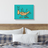 Grasshopper Leinwanddruck (Insitu (Schlafzimmer))