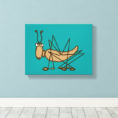 Grasshopper Leinwanddruck (Insitu (Holzboden))
