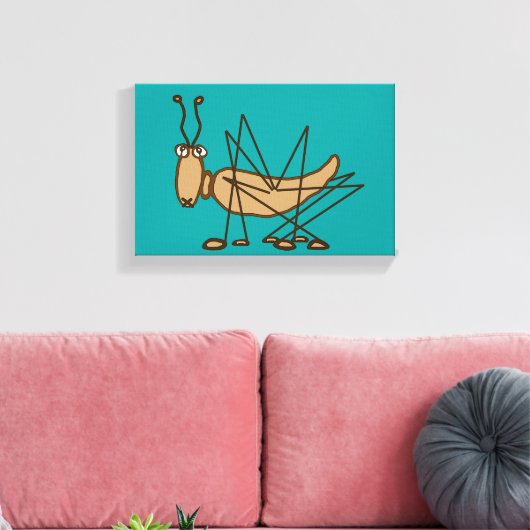 Grasshopper Leinwanddruck (Insitu (Wohnzimmer))