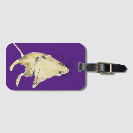 Grasshopper-Maus Gepäckanhänger (Vorderseite (Horizontal))