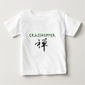 Grasshopper mit dem Symbol "Zen" Baby T-shirt (Vorderseite)