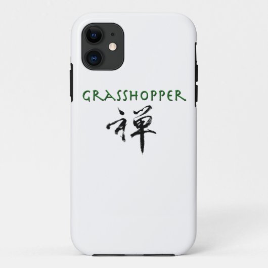 Grasshopper mit dem Symbol "Zen" Case-Mate iPhone Hülle (Rückseite)