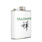 Grasshopper mit dem Symbol "Zen" Flachmann (Rechts)