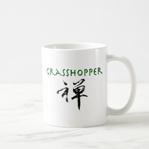 Grasshopper mit dem Symbol "Zen" Kaffeetasse