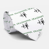 Grasshopper mit dem Symbol "Zen" Krawatte (Gerollt)