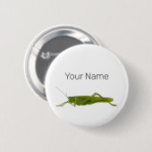 Grasshopper oder Retro-Insekt Button (Vorne & Hinten)