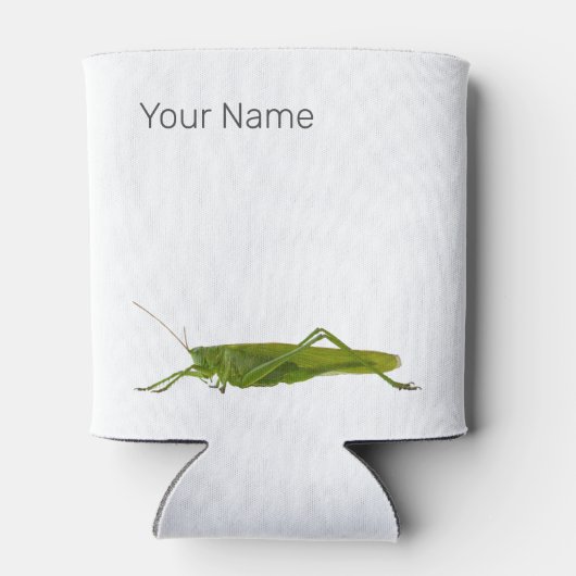 Grasshopper oder Retro-Insekt Dosenkühler (Rückseite)