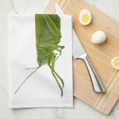 Grasshopper oder Retro-Insekt Geschirrtuch (Viertel Falte)