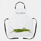 Grasshopper oder Retro-Insekt Schürze (Vorderseite)