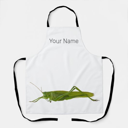 Grasshopper oder Retro-Insekt Schürze (Vorderseite)