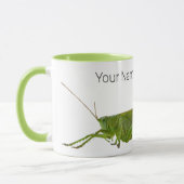 Grasshopper oder Retro-Insekt Tasse (Links)