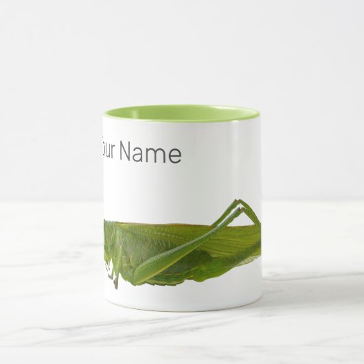 Grasshopper oder Retro-Insekt Tasse (Zentrum)