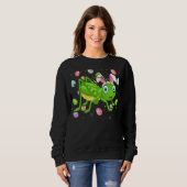 Grasshopper Ostereier Funny Grasshopper Ostern Sweatshirt (Vorne ganz)