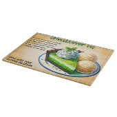 Grasshopper Pie Rezept Schneidebrett (Ecke)