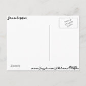 Grasshopper Postkarte (Rückseite)