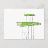 Grasshopper Postkarte (Vorderseite)