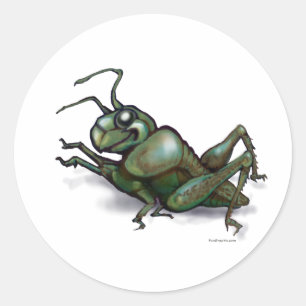 Grasshopper Runder Aufkleber