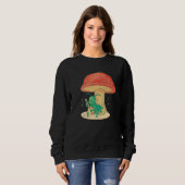 Grasshopper spielt Banjo Bug Instrument Music Fun Sweatshirt (Vorne ganz)
