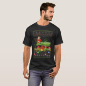 Grasshopper Ugly Santa Riding Grasshopper Christ T-Shirt (Vorne ganz)