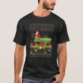 Grasshopper  Ugly Santa Riding Grasshopper Christm T-Shirt (Vorderseite)