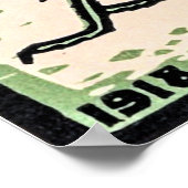 Grasshopper von Julie de Graag Poster (Ecke)