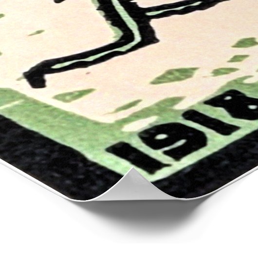 Grasshopper von Julie de Graag Poster (Ecke)