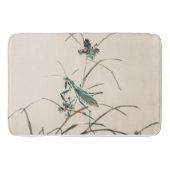 Grasshopper von Kōno Bairei Bath Mat Badematte (Vorderseite)