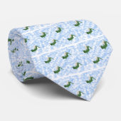 Grasshopper Whimsical Cartoon Art Krawatte (Gerollt)