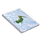 Grasshopper Whimsical Cartoon Art Notizblock (Rechte Seite)