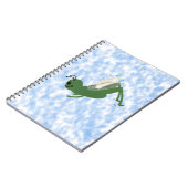 Grasshopper Whimsical Cartoon Art Notizblock (Linke Seite)